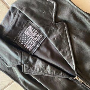 USA Bikers Dream Apparel Leather Vest